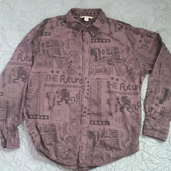 Decree Other - Decree Printed Button Up